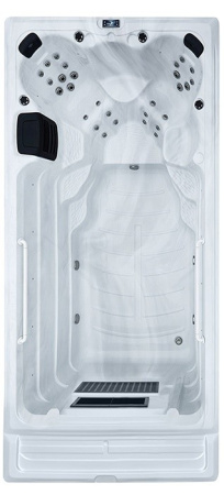 Плавательный СПА бассейн с ламельным противотоком Bigeer Каро